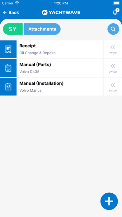 YachtWave - Maintenance App Screenshot