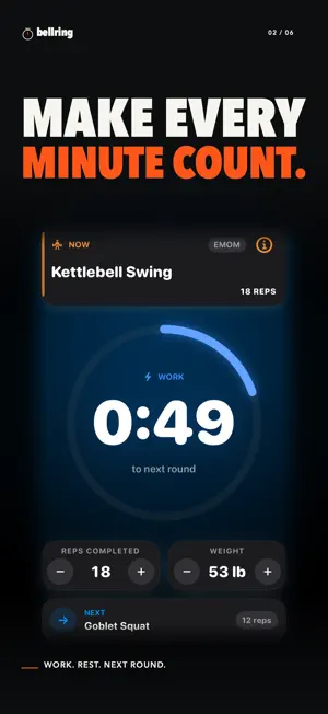 Bellring: Kettlebell Workout screenshot 2