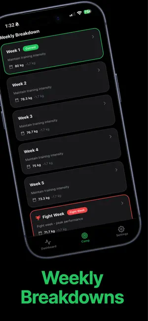 Fighterr: Fight Camp Tracker screenshot 1