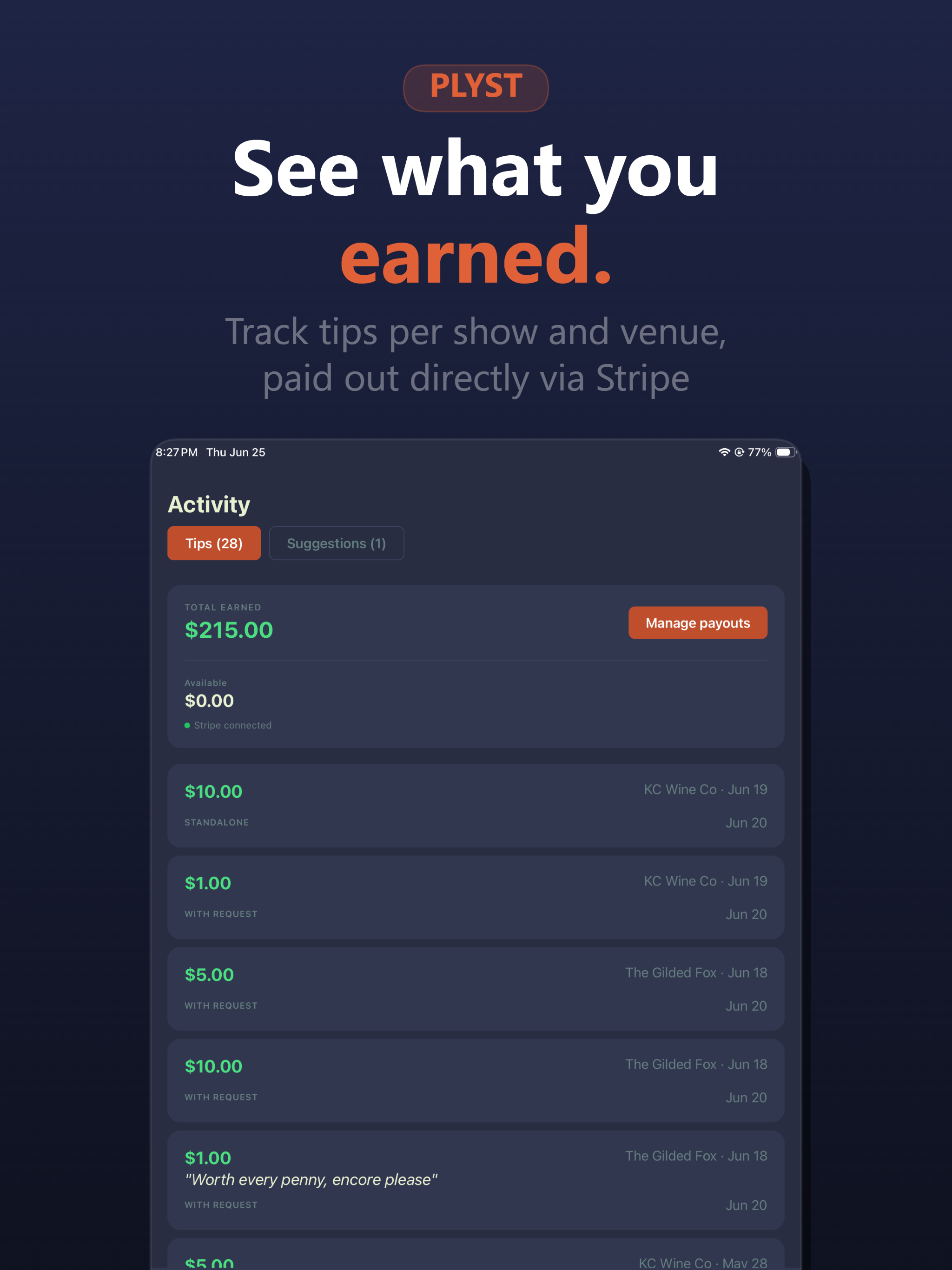 Plyst — Live Requests & Tips screenshot 12