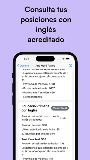 Docentes GVA screenshot 4