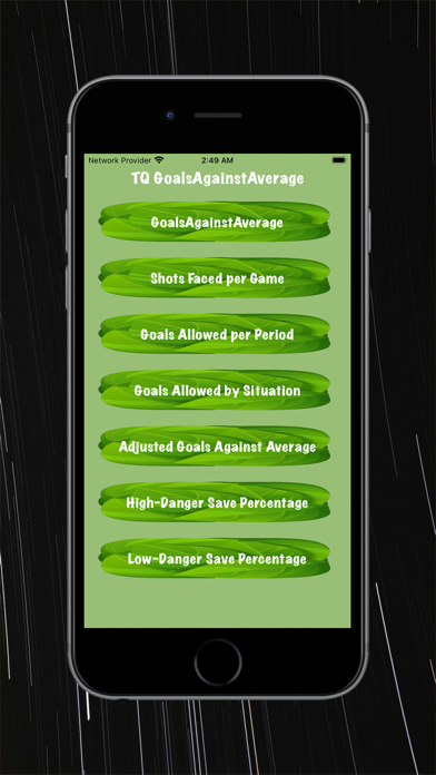 TQ GoalsAgainstAverage Screenshot