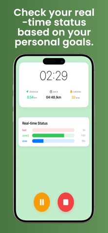 zone2run - slow running iPhone screenshot