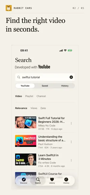 Rabbit Ears - Video Player screenshot 2