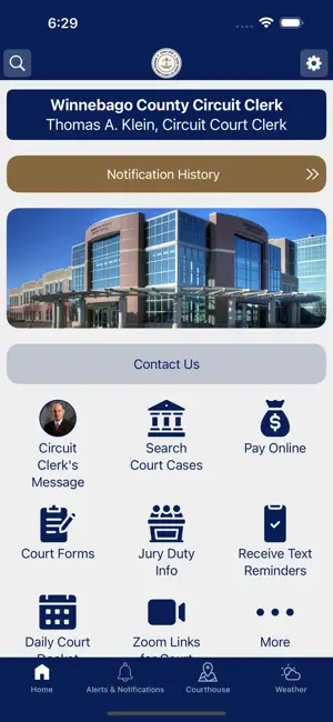 Winnebago Co. Circuit Clerk IL screenshot 1