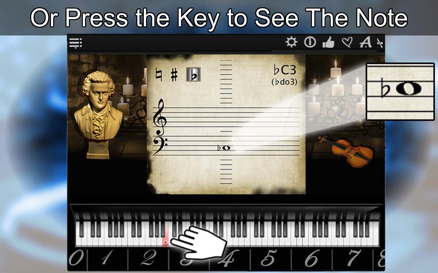 Piano Notes Finder