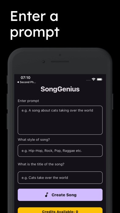 SongGenius: AI Music & Lyrics Screenshot