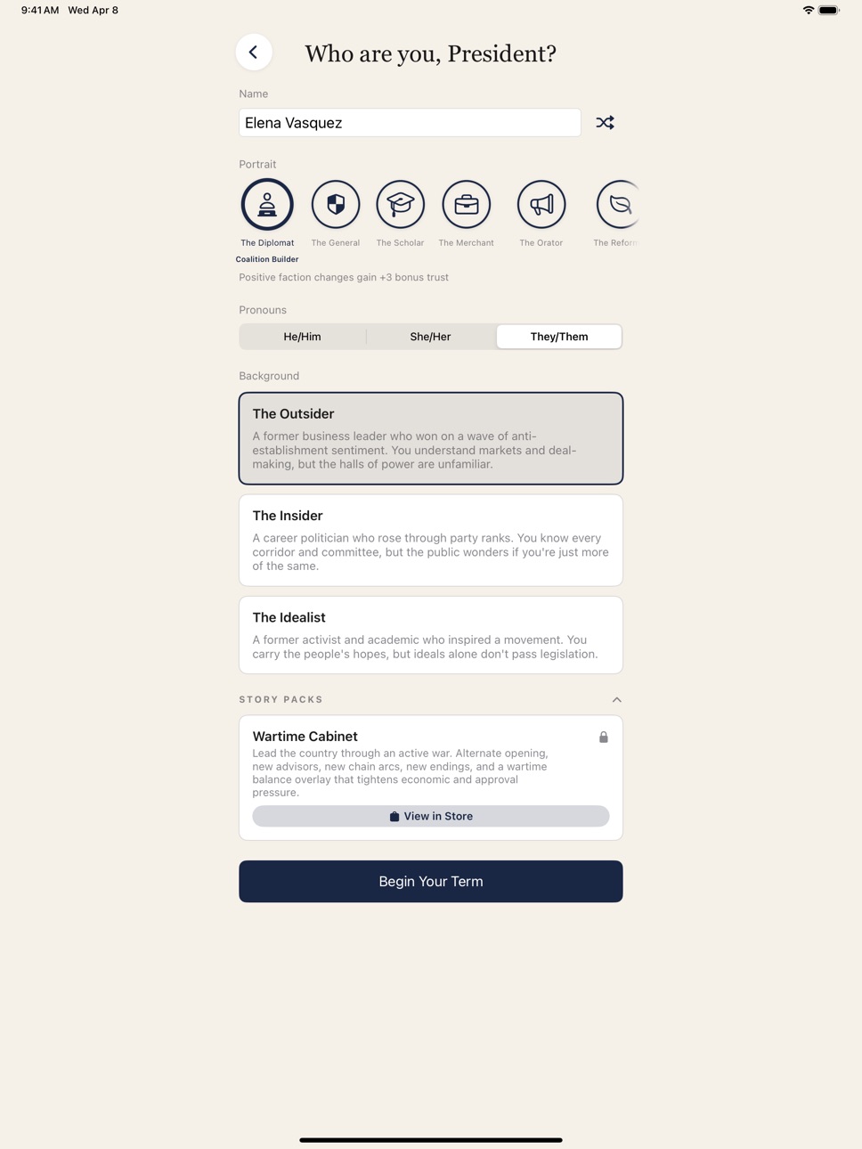 iPad screenshot