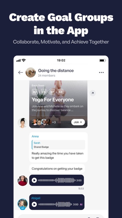 The Goals App Screenshot