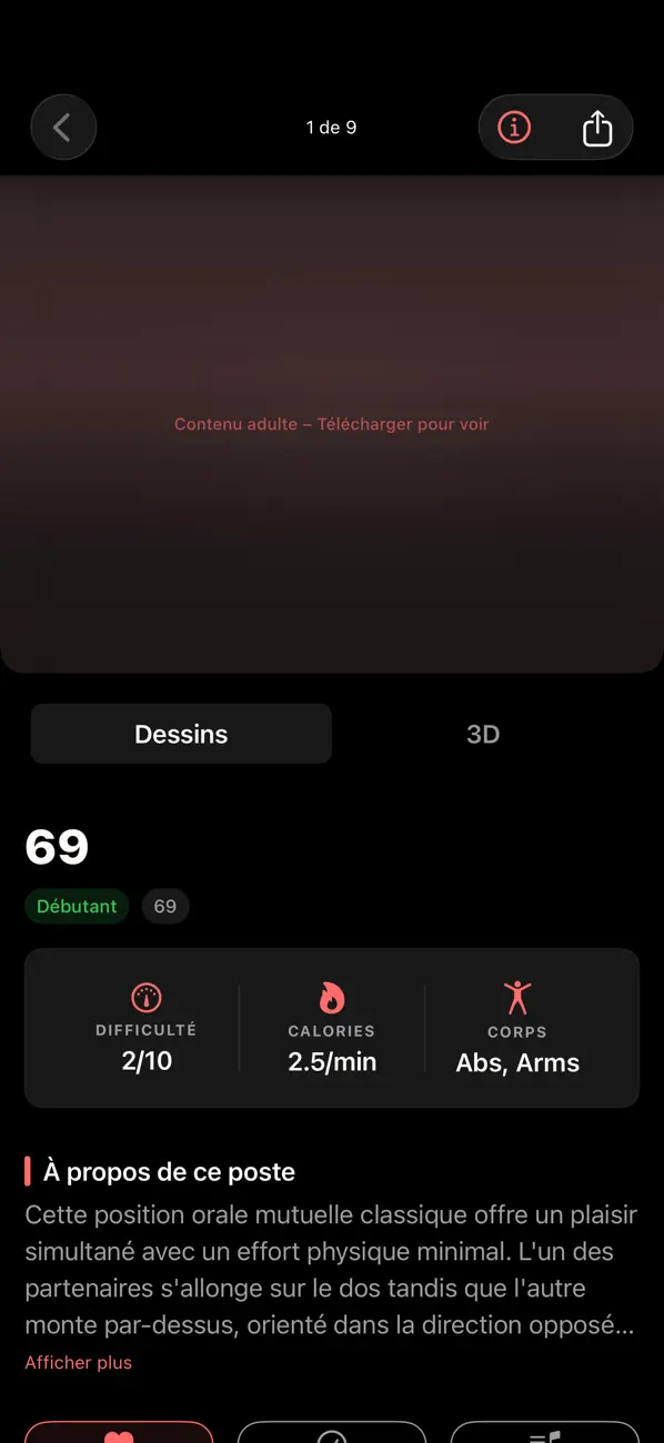 Screenshot #2 pour Pocket Kamasutra - Sex Guide