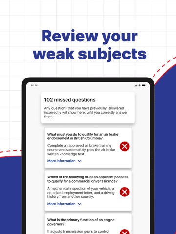 Class 4 Knowledge Test iPad screenshot