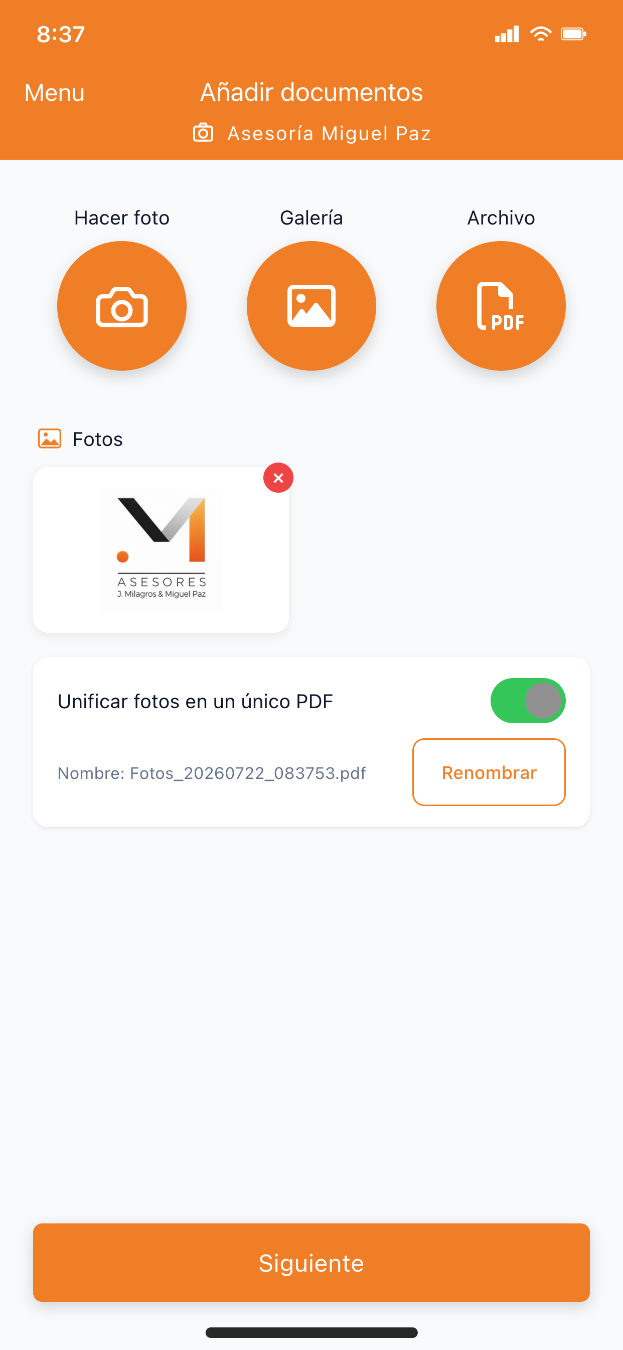Asesoría Miguel Paz screenshot 4