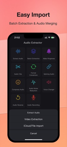 Audio Extractor &MP3 Converter Screenshot 3 of 6