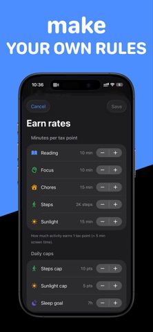 ScrollTax: Earn Screen Time Screenshot 6 of 9