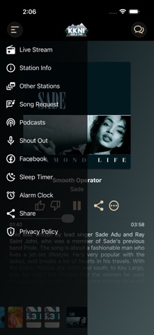 KKNI-FM iPhone screenshot