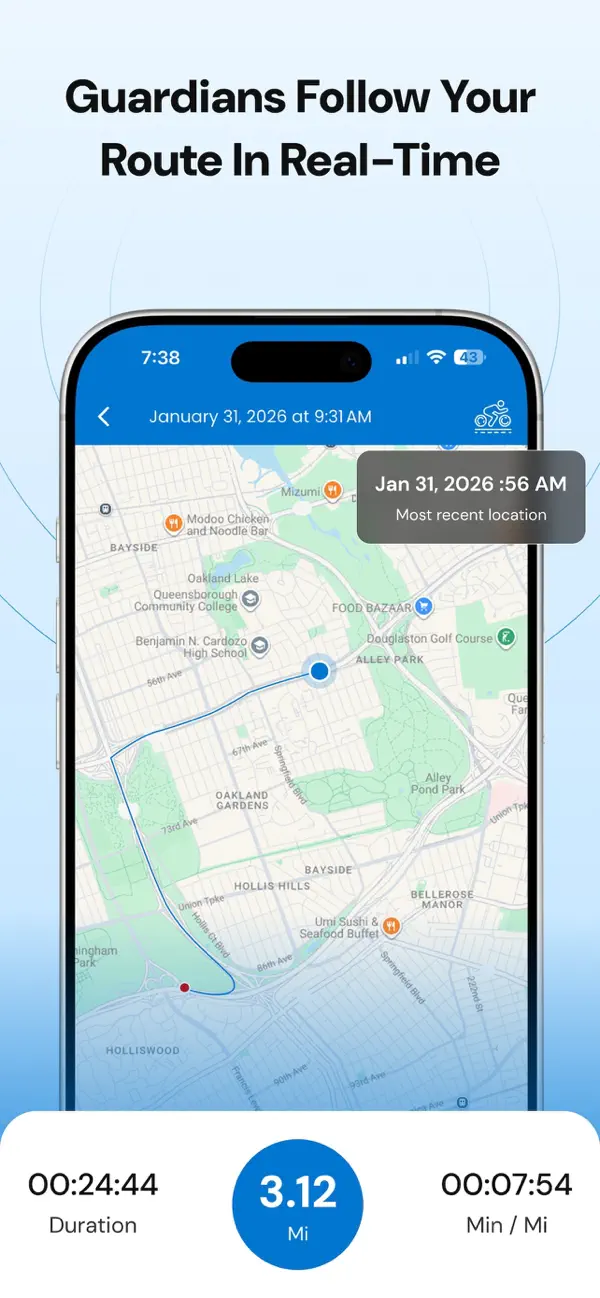 #3. SafeBeacon: Safety Tracker (iOS) By: SafeSignal
