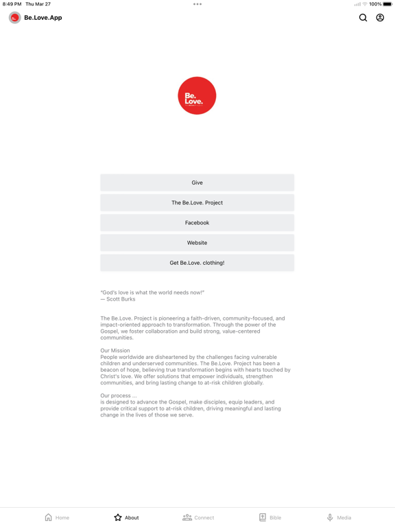 BeLoveApp iPad screenshot 2 - Education app