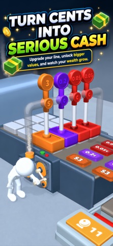 Idle Cash – Merge Tycoon iPhone screenshot