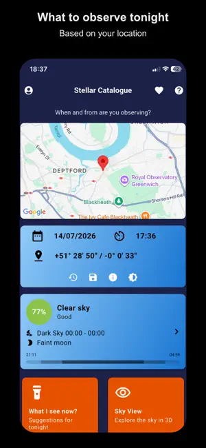 Stellar Catalogue screenshot 1