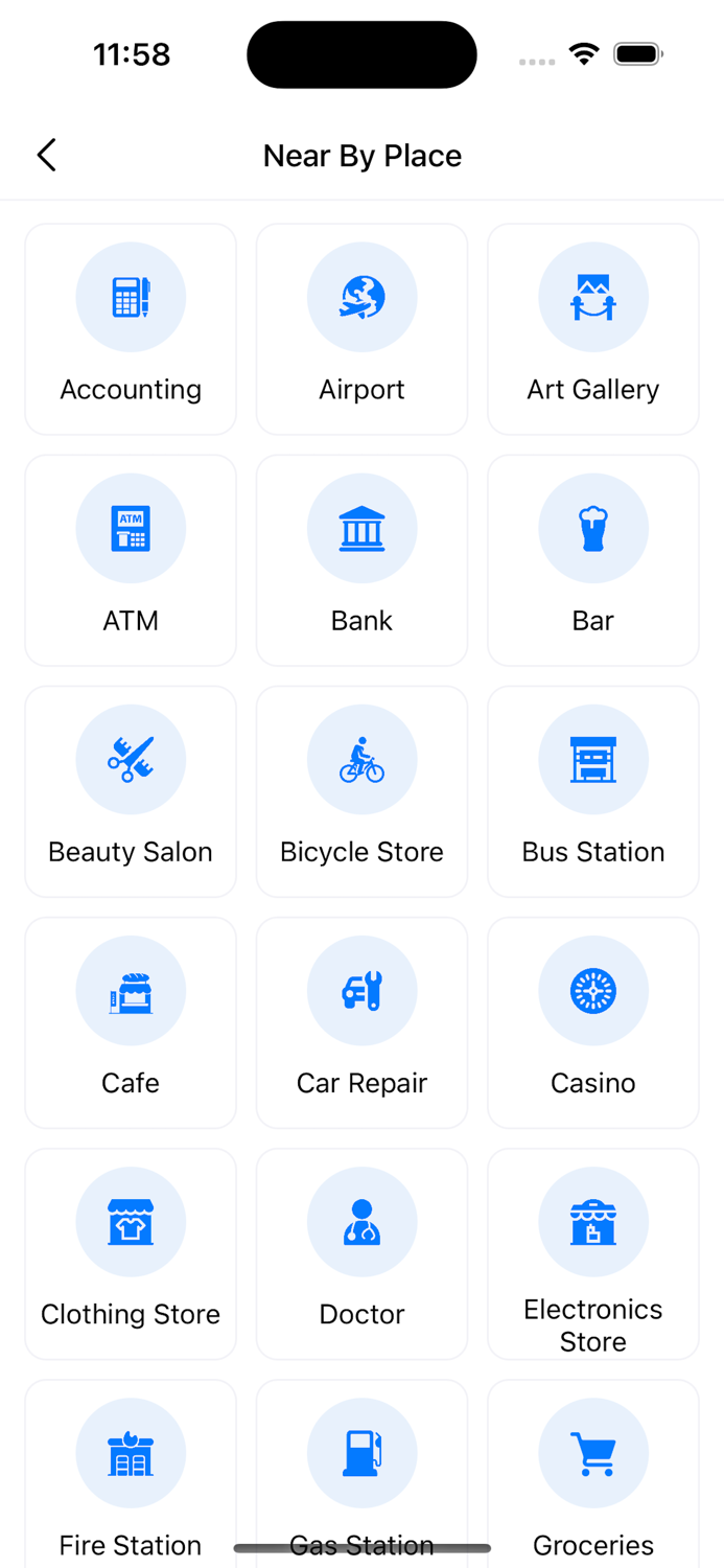 GPS Navigation Map Direction