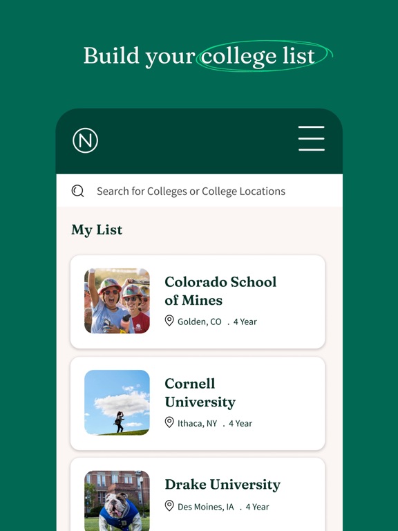 Niche: College Search iPad screenshot 6 - Education app