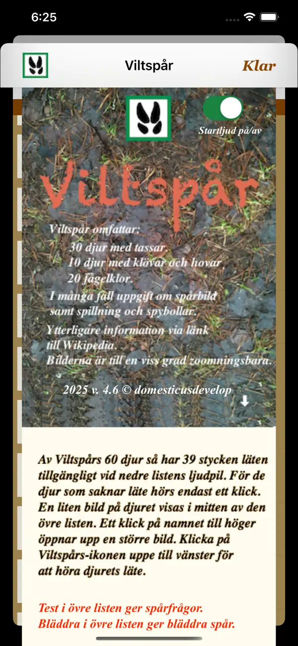 #5. Viltspår (iOS) โดย: domesticusdevelop