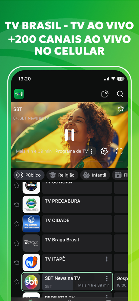 TV Brasil - TV Ao Vivo screenshot 1