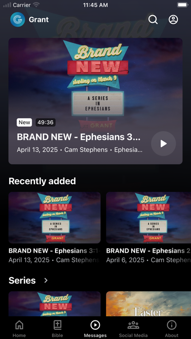 Screenshot 2 of Grant Memorial Church App