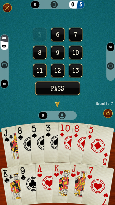 Batak Online trick taking game Screenshot