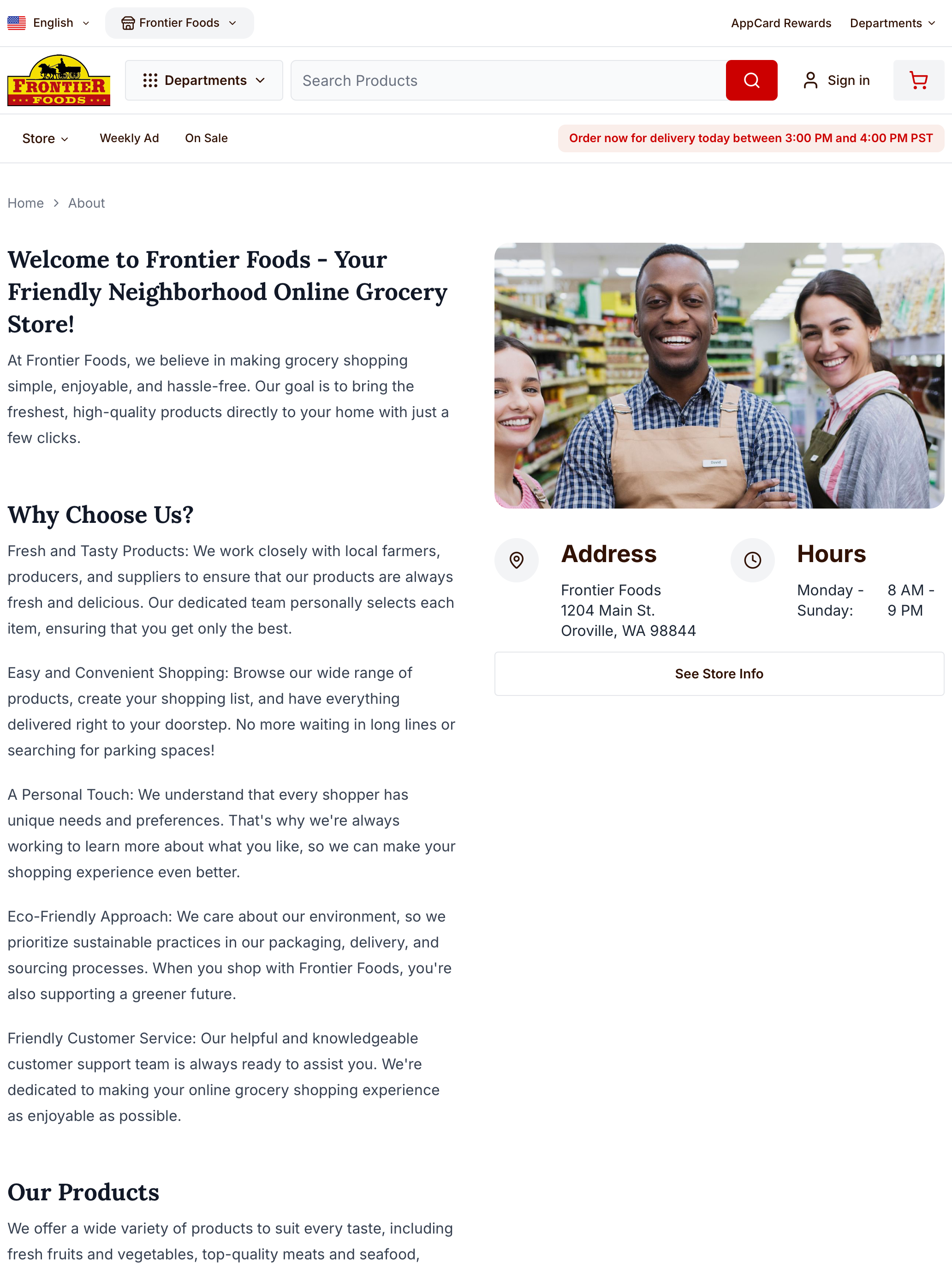 Frontier Foods Grocery