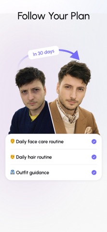 UPGRD: AI Men's Look Optimizer iPhone screenshot