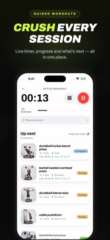Gymbora: Smart Workout Tracker Screenshot 2 of 8