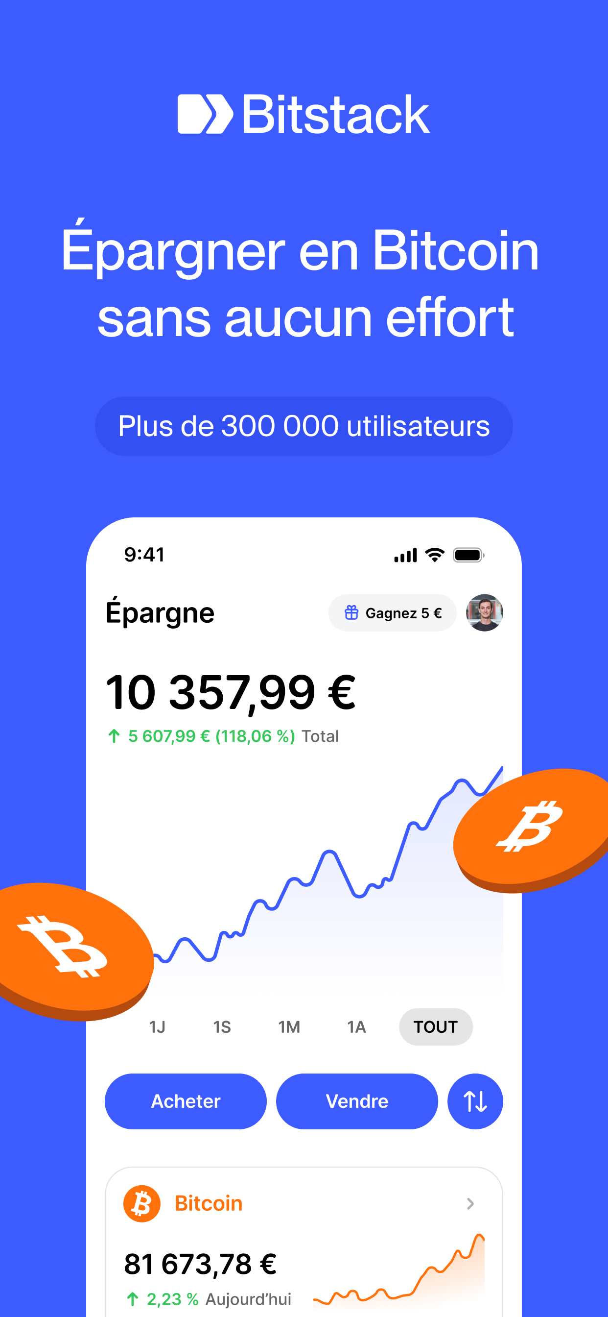 Bitstack : Épargner en Bitcoin