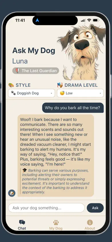 AskMyDog screenshot 1