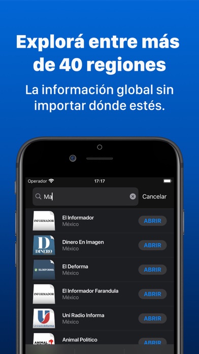 Screenshot #2 pour Periódicos Mexicanos