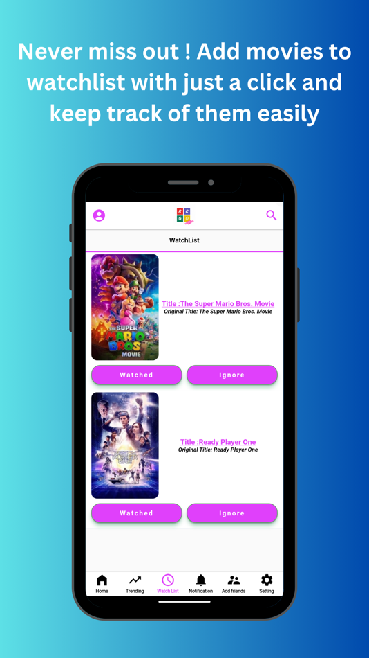 #4. REGO - Movie Social App (iOS) 由: Babyduck LLC