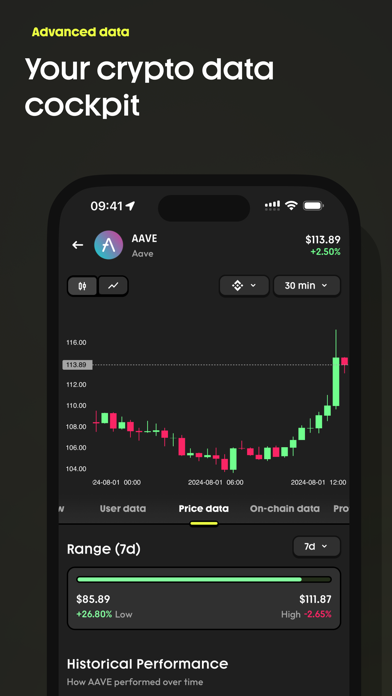 Mass - DeFi but mobile Screenshot