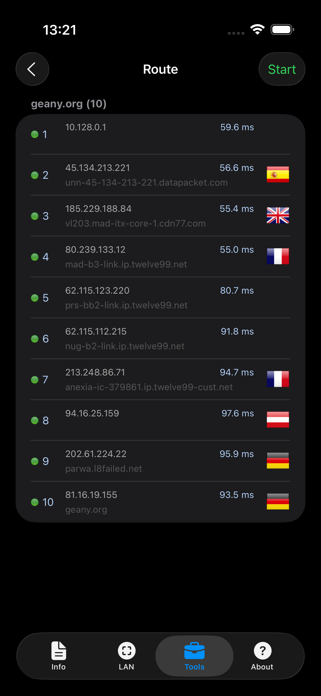 Network Analyzer: net tools Screenshot 2 of 10