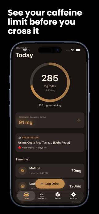 Coffee Tracker: Brewlytics Screenshot 1 of 5