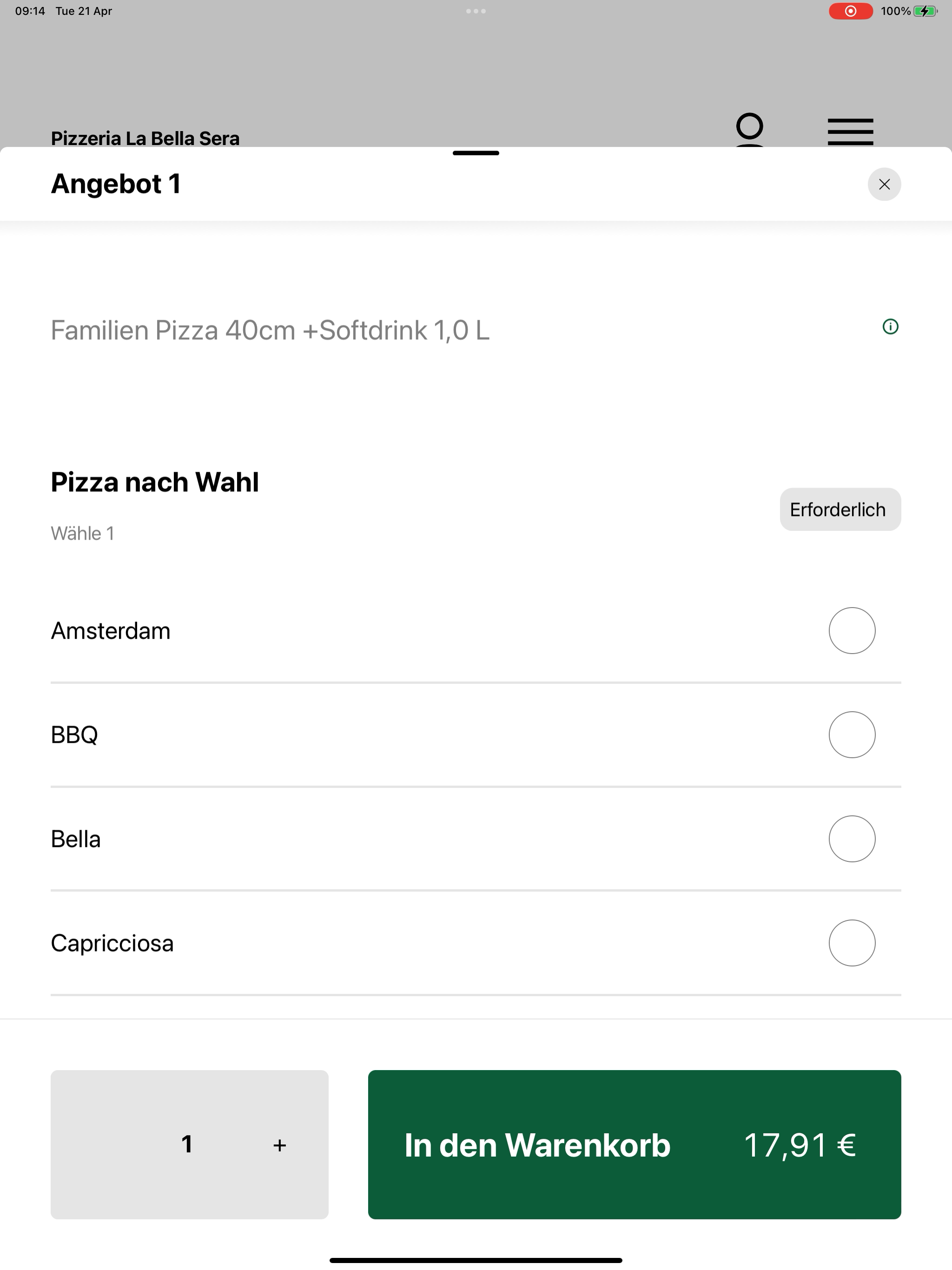 Pizzeria Le Bella Sera