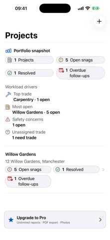 Snag Pro: Snagging Manager screenshot
