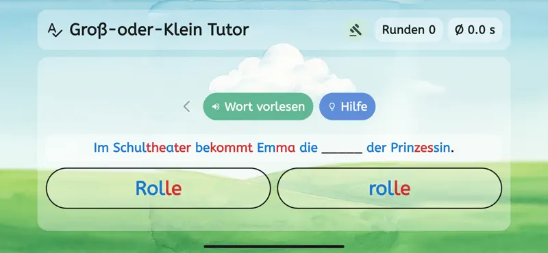 Groß-oder-Klein Tutor screenshot 5 of 8
