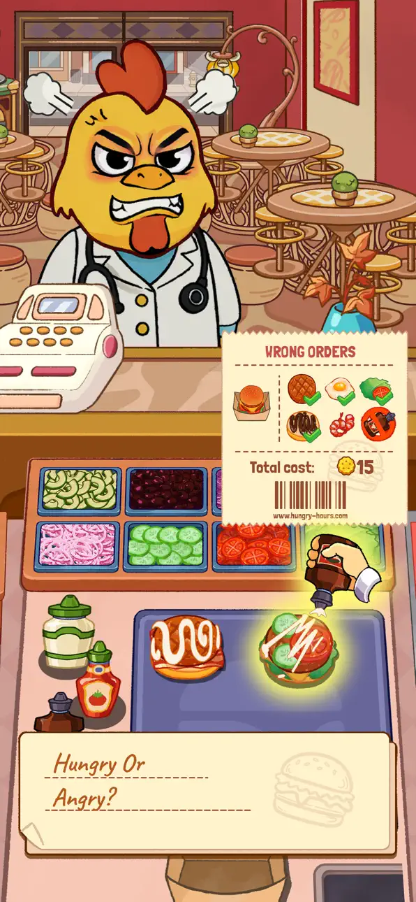 Hungry Hours iOS Mod IPA screenshot 2 - iOS game interface