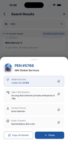 SNMP Enterprise Numbers PC 용