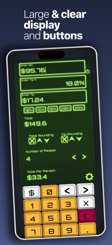 Tip Calculator 2025 Screenshot 3 of 5