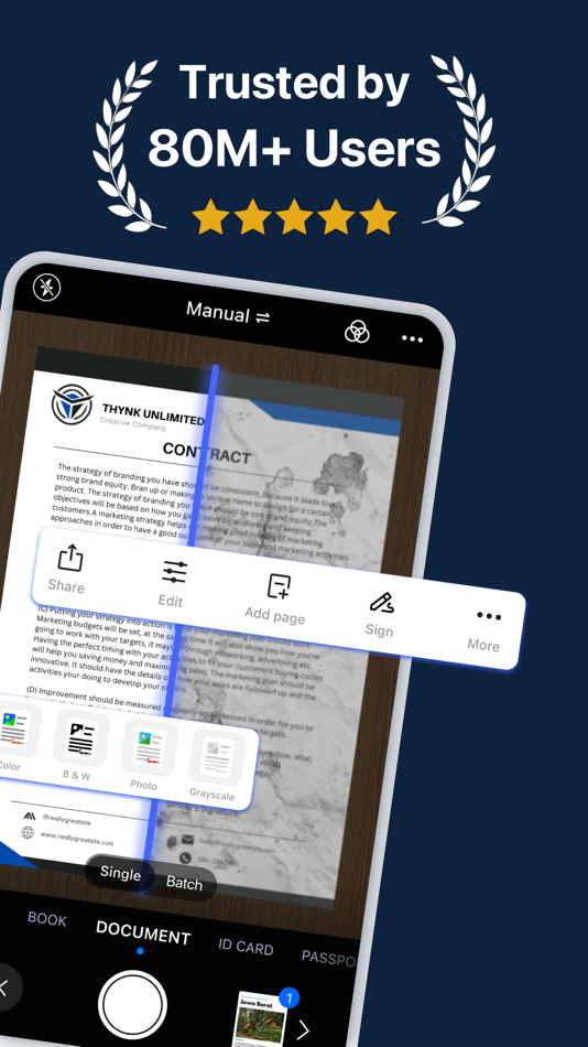 #2. Tiny Scanner - PDF Scanner App (iOS) 由: TinyWork Apps
