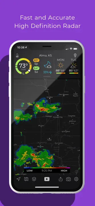 MyRadar Accurate Weather Radar: Screenshot 1 von 6