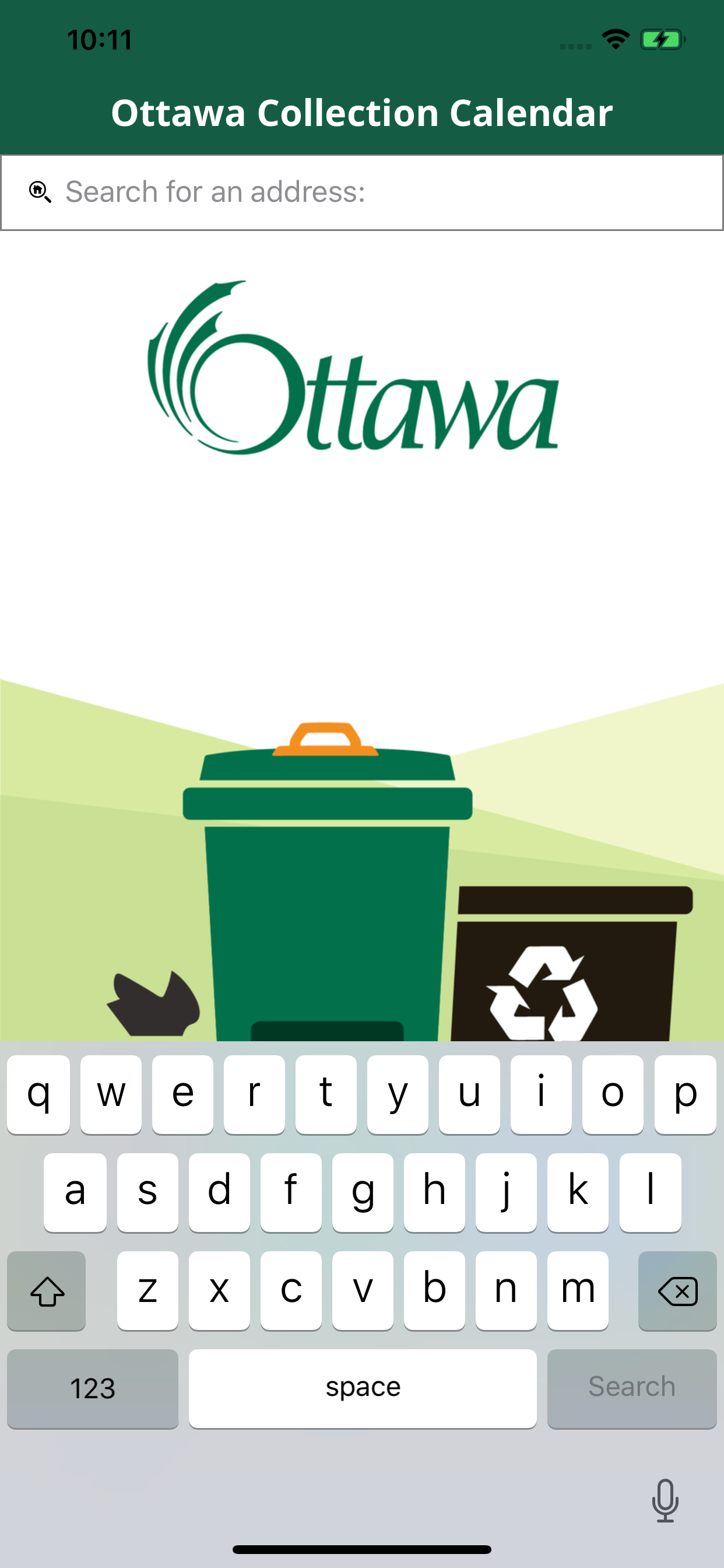 Ottawa Collection Calendar