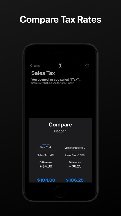 iTax: Expense Manager