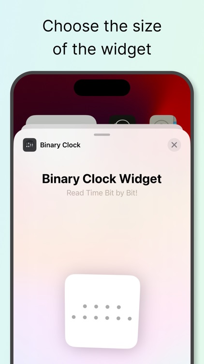 Widget Binary Clock